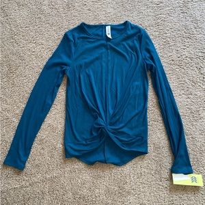 All In Motion Ribbed Long Sleeve Workout Top